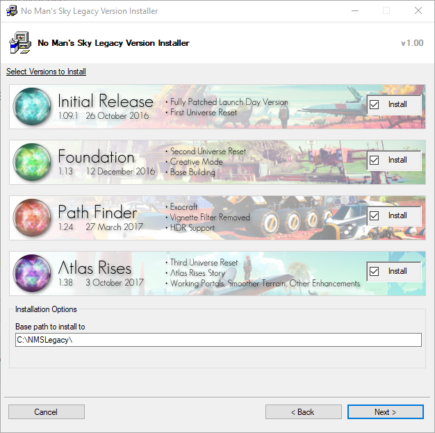 Nms legacy installer screenshot.png